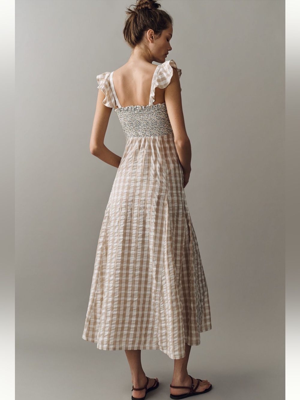 Pilcro 100% Cotton Buttondown Midi Dress - Picture 2 of 4